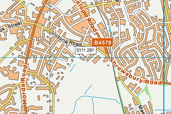 SY11 2BY map - OS VectorMap District (Ordnance Survey) SY11 2BY map - OS VectorMap District (Ordnance Survey)