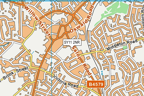 SY11 2NR map - OS VectorMap District (Ordnance Survey) SY11 2NR map - OS VectorMap District (Ordnance Survey)