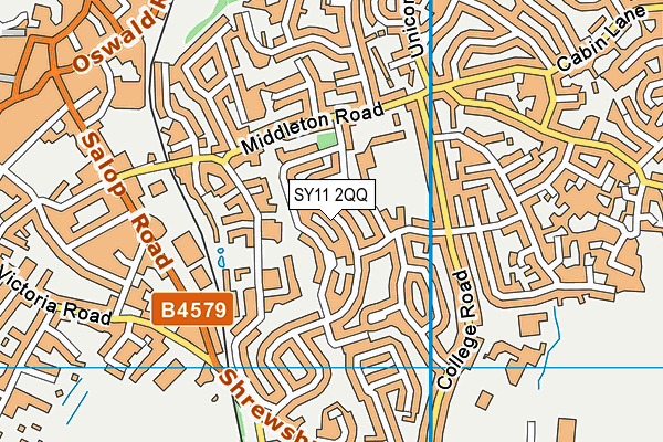 SY11 2QQ map - OS VectorMap District (Ordnance Survey) SY11 2QQ map - OS VectorMap District (Ordnance Survey)