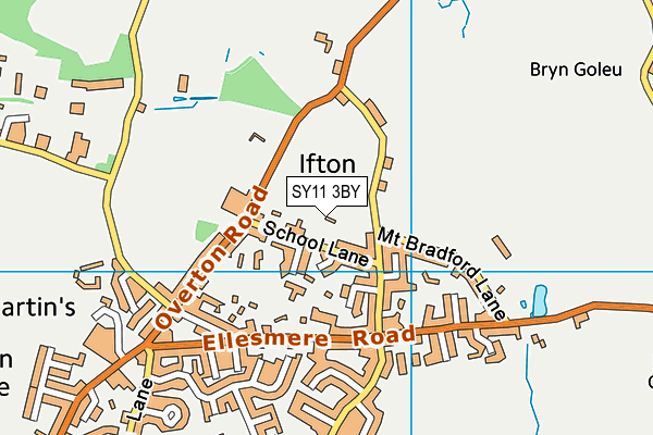 SY11 3BY map - OS VectorMap District (Ordnance Survey) SY11 3BY map - OS VectorMap District (Ordnance Survey)