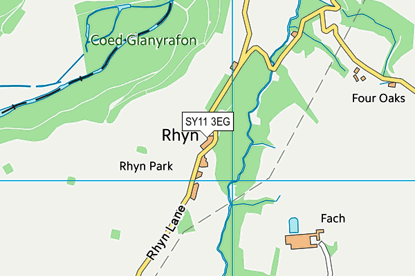 SY11 3EG map - OS VectorMap District (Ordnance Survey) SY11 3EG map - OS VectorMap District (Ordnance Survey)