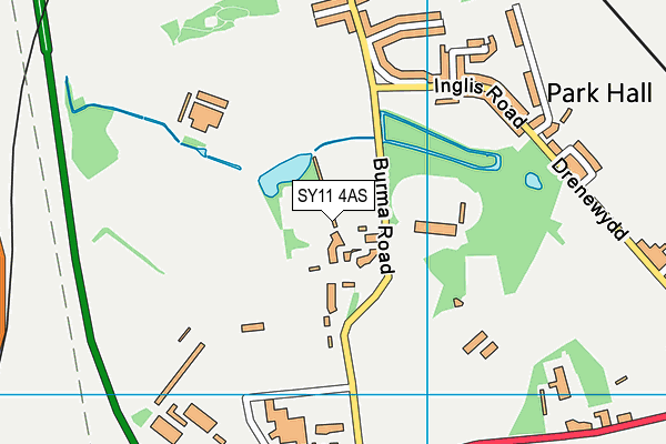 SY11 4AS map - OS VectorMap District (Ordnance Survey) SY11 4AS map - OS VectorMap District (Ordnance Survey)