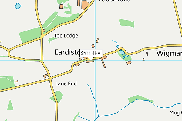SY11 4HA map - OS VectorMap District (Ordnance Survey) SY11 4HA map - OS VectorMap District (Ordnance Survey)