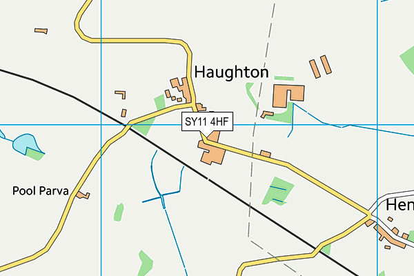 SY11 4HF map - OS VectorMap District (Ordnance Survey) SY11 4HF map - OS VectorMap District (Ordnance Survey)
