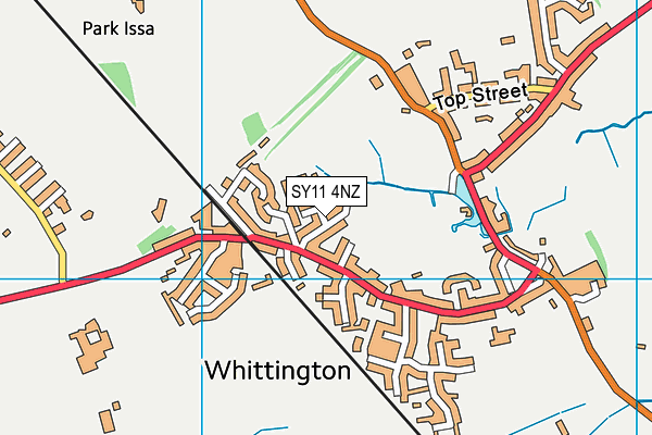 SY11 4NZ map - OS VectorMap District (Ordnance Survey) SY11 4NZ map - OS VectorMap District (Ordnance Survey)