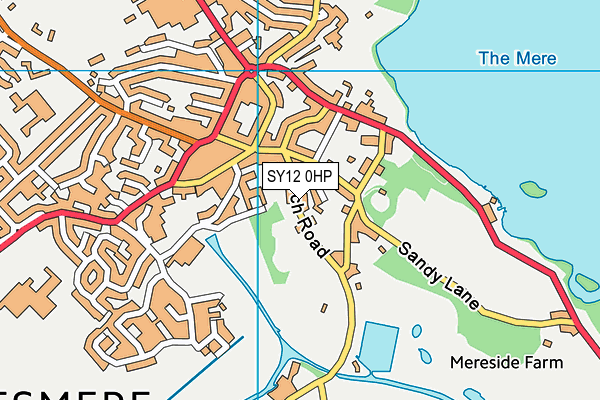 SY12 0HP map - OS VectorMap District (Ordnance Survey) SY12 0HP map - OS VectorMap District (Ordnance Survey)