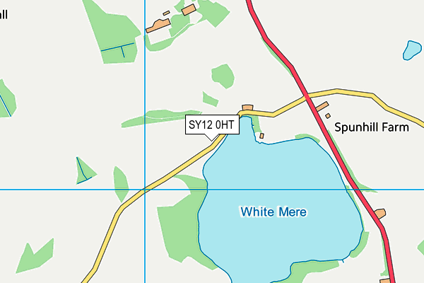 SY12 0HT map - OS VectorMap District (Ordnance Survey) SY12 0HT map - OS VectorMap District (Ordnance Survey)