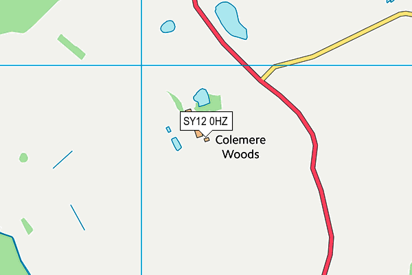 SY12 0HZ map - OS VectorMap District (Ordnance Survey) SY12 0HZ map - OS VectorMap District (Ordnance Survey)