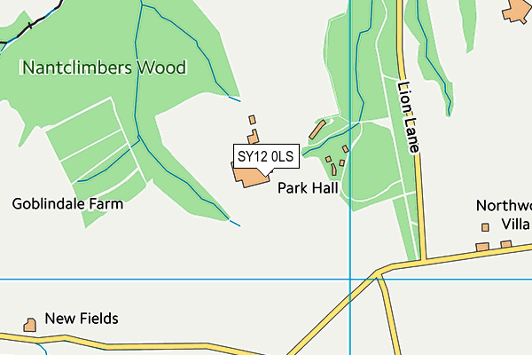 SY12 0LS map - OS VectorMap District (Ordnance Survey) SY12 0LS map - OS VectorMap District (Ordnance Survey)