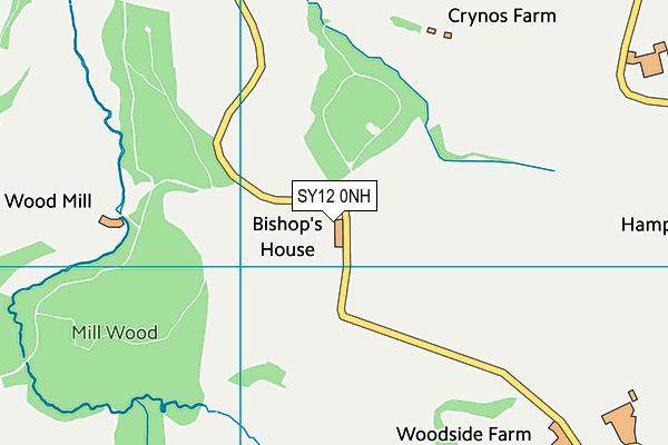 SY12 0NH map - OS VectorMap District (Ordnance Survey) SY12 0NH map - OS VectorMap District (Ordnance Survey)