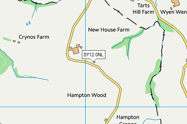 SY12 0NL map - OS VectorMap District (Ordnance Survey) SY12 0NL map - OS VectorMap District (Ordnance Survey)