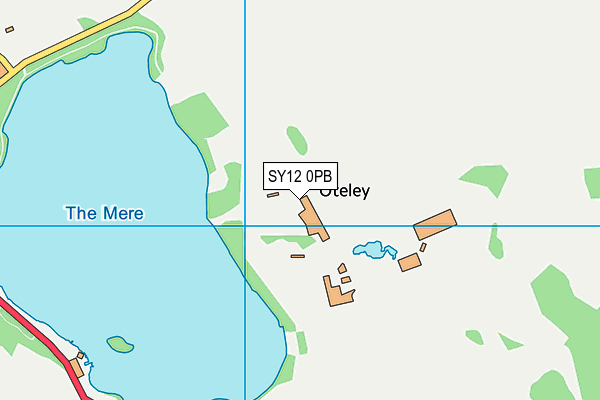 SY12 0PB map - OS VectorMap District (Ordnance Survey) SY12 0PB map - OS VectorMap District (Ordnance Survey)