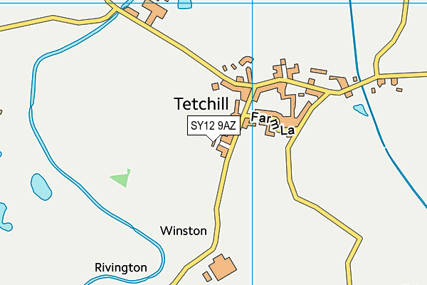 SY12 9AZ map - OS VectorMap District (Ordnance Survey) SY12 9AZ map - OS VectorMap District (Ordnance Survey)