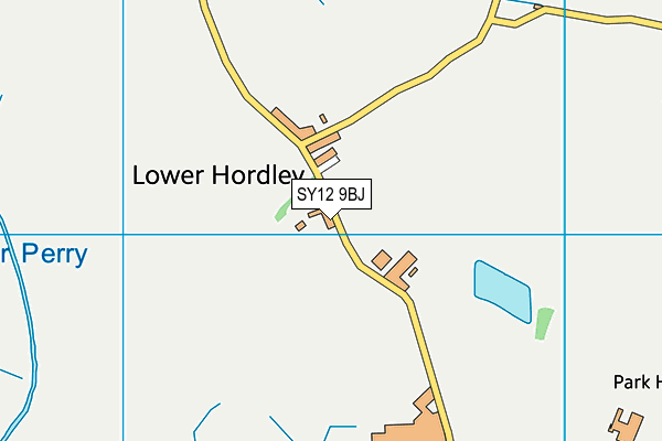 SY12 9BJ map - OS VectorMap District (Ordnance Survey) SY12 9BJ map - OS VectorMap District (Ordnance Survey)