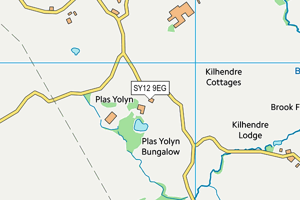 SY12 9EG map - OS VectorMap District (Ordnance Survey) SY12 9EG map - OS VectorMap District (Ordnance Survey)
