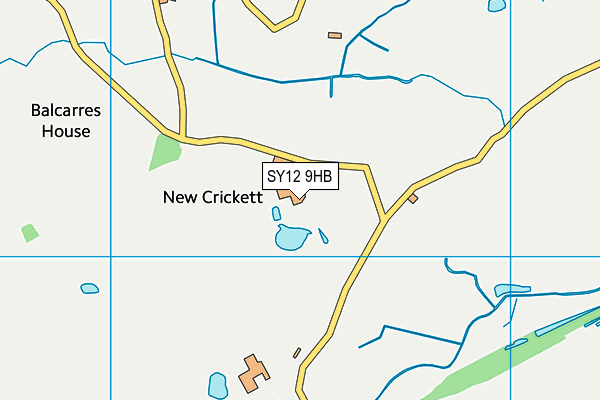 SY12 9HB map - OS VectorMap District (Ordnance Survey) SY12 9HB map - OS VectorMap District (Ordnance Survey)