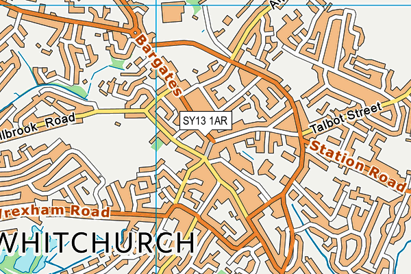 SY13 1AR map - OS VectorMap District (Ordnance Survey) SY13 1AR map - OS VectorMap District (Ordnance Survey)