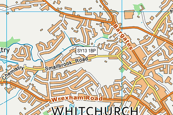 SY13 1BP map - OS VectorMap District (Ordnance Survey) SY13 1BP map - OS VectorMap District (Ordnance Survey)