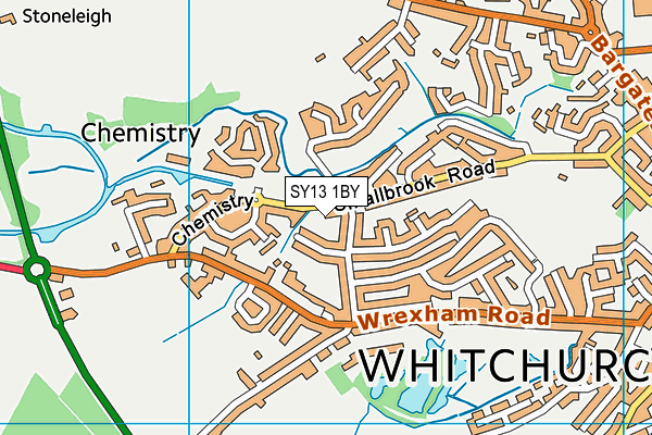 SY13 1BY map - OS VectorMap District (Ordnance Survey) SY13 1BY map - OS VectorMap District (Ordnance Survey)
