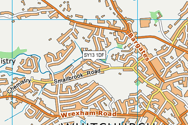 SY13 1DF map - OS VectorMap District (Ordnance Survey) SY13 1DF map - OS VectorMap District (Ordnance Survey)