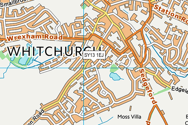 SY13 1EJ map - OS VectorMap District (Ordnance Survey) SY13 1EJ map - OS VectorMap District (Ordnance Survey)