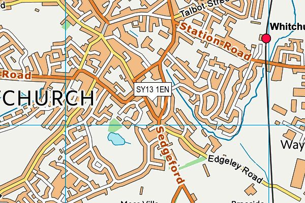 SY13 1EN map - OS VectorMap District (Ordnance Survey) SY13 1EN map - OS VectorMap District (Ordnance Survey)