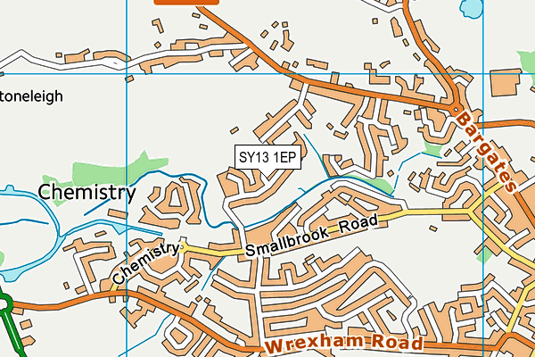 SY13 1EP map - OS VectorMap District (Ordnance Survey) SY13 1EP map - OS VectorMap District (Ordnance Survey)
