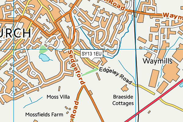 SY13 1EU map - OS VectorMap District (Ordnance Survey) SY13 1EU map - OS VectorMap District (Ordnance Survey)