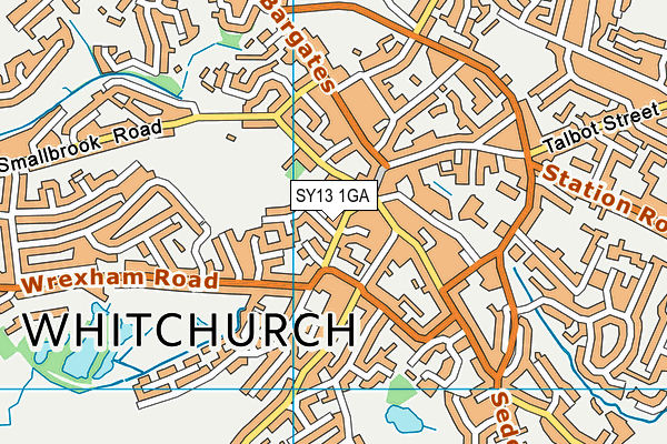 SY13 1GA map - OS VectorMap District (Ordnance Survey) SY13 1GA map - OS VectorMap District (Ordnance Survey)
