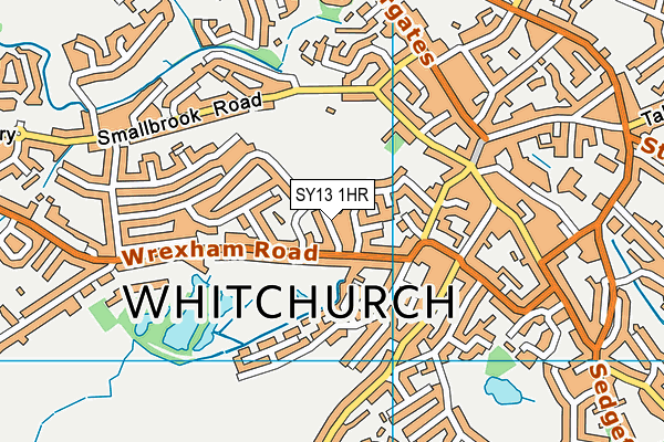 SY13 1HR map - OS VectorMap District (Ordnance Survey) SY13 1HR map - OS VectorMap District (Ordnance Survey)