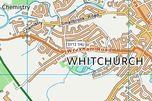 SY13 1HU map - OS VectorMap District (Ordnance Survey) SY13 1HU map - OS VectorMap District (Ordnance Survey)