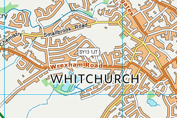 SY13 1JT map - OS VectorMap District (Ordnance Survey) SY13 1JT map - OS VectorMap District (Ordnance Survey)