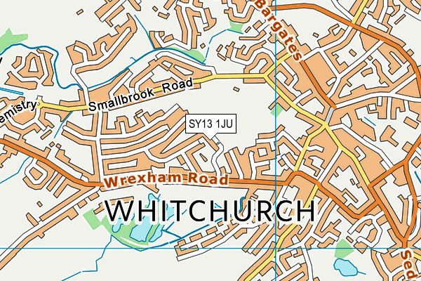 SY13 1JU map - OS VectorMap District (Ordnance Survey) SY13 1JU map - OS VectorMap District (Ordnance Survey)