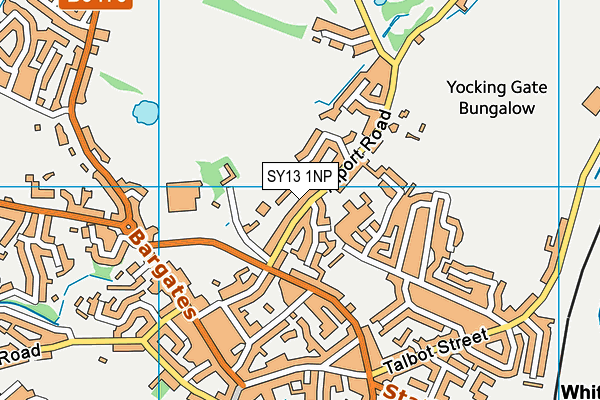 SY13 1NP map - OS VectorMap District (Ordnance Survey) SY13 1NP map - OS VectorMap District (Ordnance Survey)