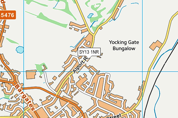 SY13 1NR map - OS VectorMap District (Ordnance Survey) SY13 1NR map - OS VectorMap District (Ordnance Survey)