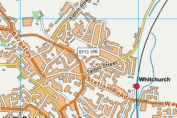 SY13 1PR map - OS VectorMap District (Ordnance Survey) SY13 1PR map - OS VectorMap District (Ordnance Survey)