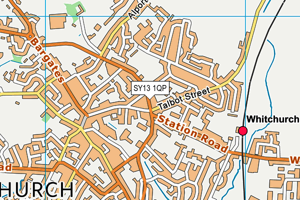 SY13 1QP map - OS VectorMap District (Ordnance Survey) SY13 1QP map - OS VectorMap District (Ordnance Survey)
