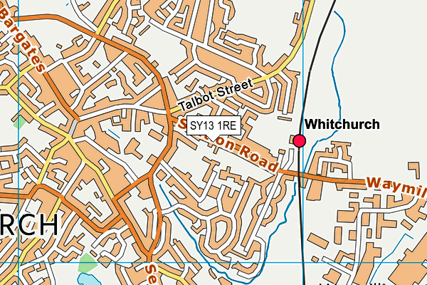 SY13 1RE map - OS VectorMap District (Ordnance Survey) SY13 1RE map - OS VectorMap District (Ordnance Survey)