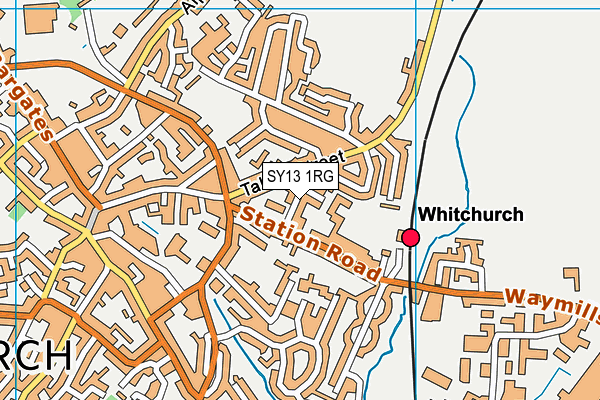SY13 1RG map - OS VectorMap District (Ordnance Survey) SY13 1RG map - OS VectorMap District (Ordnance Survey)