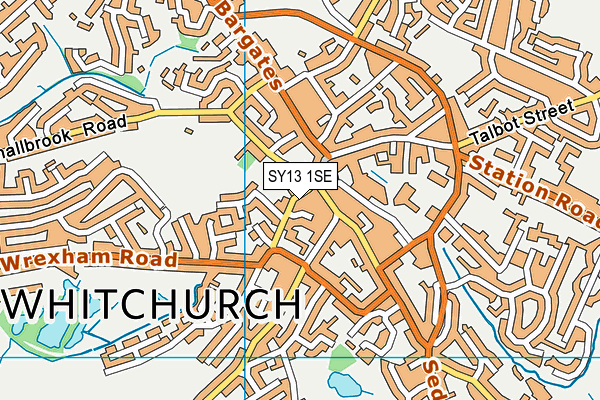 SY13 1SE map - OS VectorMap District (Ordnance Survey) SY13 1SE map - OS VectorMap District (Ordnance Survey)