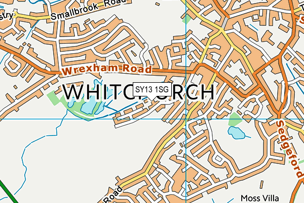 SY13 1SG map - OS VectorMap District (Ordnance Survey) SY13 1SG map - OS VectorMap District (Ordnance Survey)