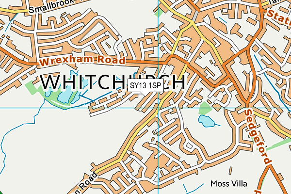 SY13 1SP map - OS VectorMap District (Ordnance Survey) SY13 1SP map - OS VectorMap District (Ordnance Survey)