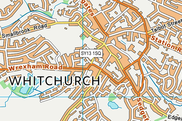 SY13 1SQ map - OS VectorMap District (Ordnance Survey) SY13 1SQ map - OS VectorMap District (Ordnance Survey)