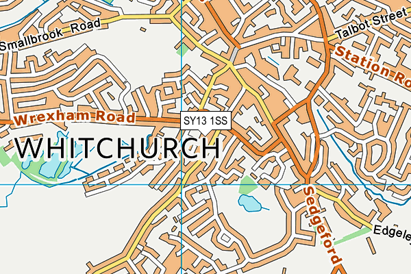 SY13 1SS map - OS VectorMap District (Ordnance Survey) SY13 1SS map - OS VectorMap District (Ordnance Survey)