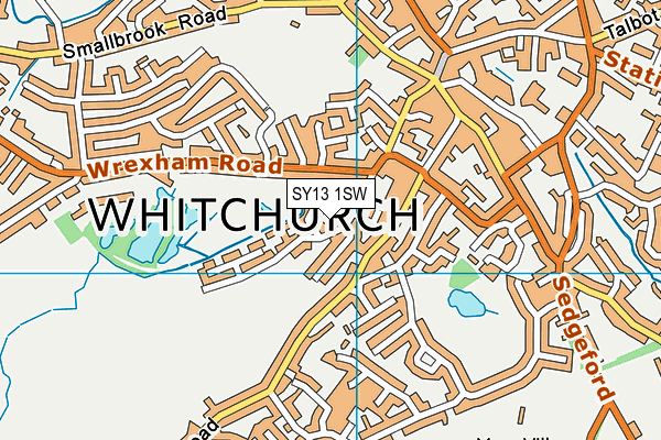SY13 1SW map - OS VectorMap District (Ordnance Survey) SY13 1SW map - OS VectorMap District (Ordnance Survey)