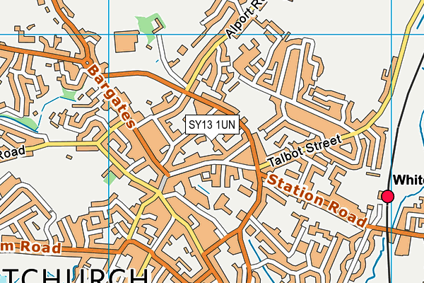 SY13 1UN map - OS VectorMap District (Ordnance Survey) SY13 1UN map - OS VectorMap District (Ordnance Survey)