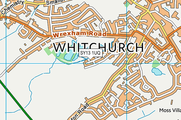 SY13 1UQ map - OS VectorMap District (Ordnance Survey) SY13 1UQ map - OS VectorMap District (Ordnance Survey)