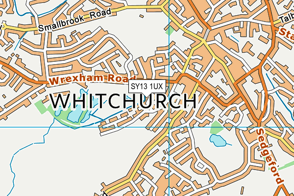 SY13 1UX map - OS VectorMap District (Ordnance Survey) SY13 1UX map - OS VectorMap District (Ordnance Survey)