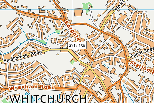 SY13 1XB map - OS VectorMap District (Ordnance Survey) SY13 1XB map - OS VectorMap District (Ordnance Survey)