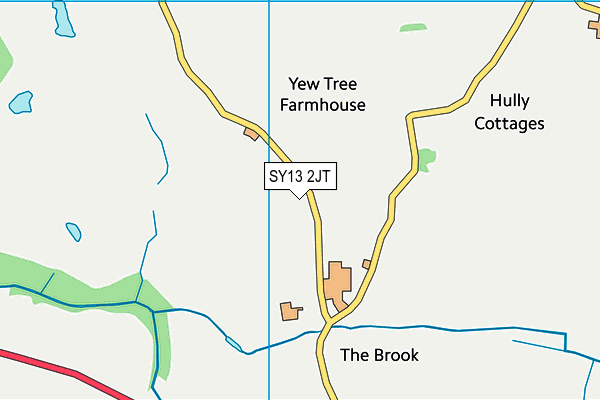 SY13 2JT map - OS VectorMap District (Ordnance Survey) SY13 2JT map - OS VectorMap District (Ordnance Survey)